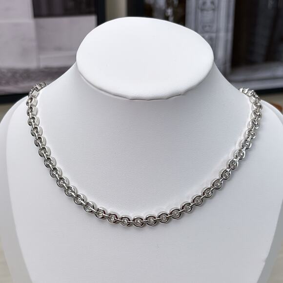 Nina Ricci Jewelry - Nina Ricci Rhodium Plated Necklace with Swarovski Crystals 16-17" Length